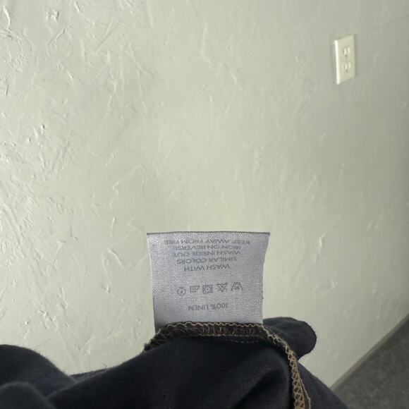 Linen tales Closet Women's Linen Dress Wrap One Size Vine Gray K3-23 - Picture 8 of 8